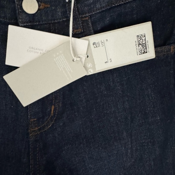 COS Relaxed Flare Dark Wash Jeans Size 25 - Picture 3 of 6